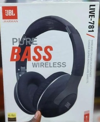 JBL LIVE-781 Pure Bass Wireless Headphones - STS Tools
